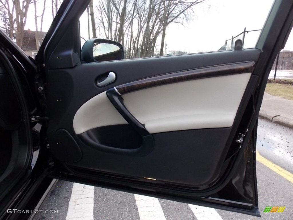 2006 Saab 9-5 2.3T SportCombi Wagon Parchment Door Panel Photo #77517500