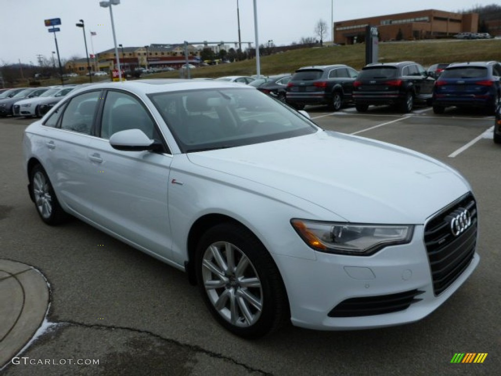 Ibis White 2013 Audi A6 3.0T quattro Sedan Exterior Photo #77518426