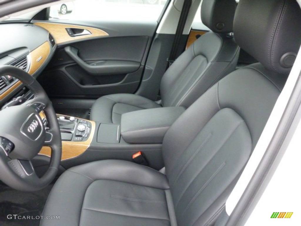 Black Interior 2013 Audi A6 3.0T quattro Sedan Photo #77518486