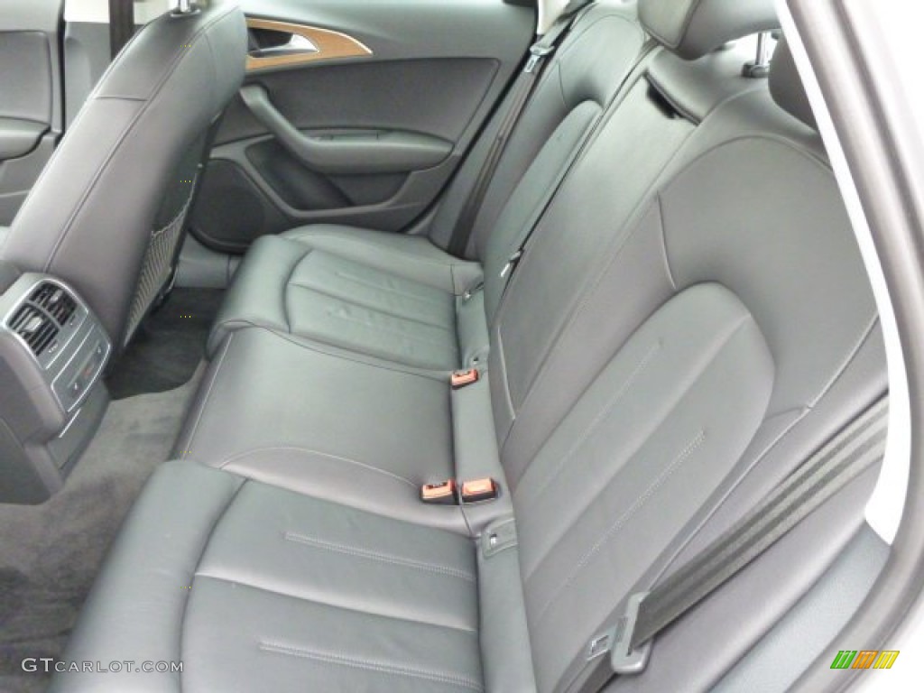 Black Interior 2013 Audi A6 3.0T quattro Sedan Photo #77518506