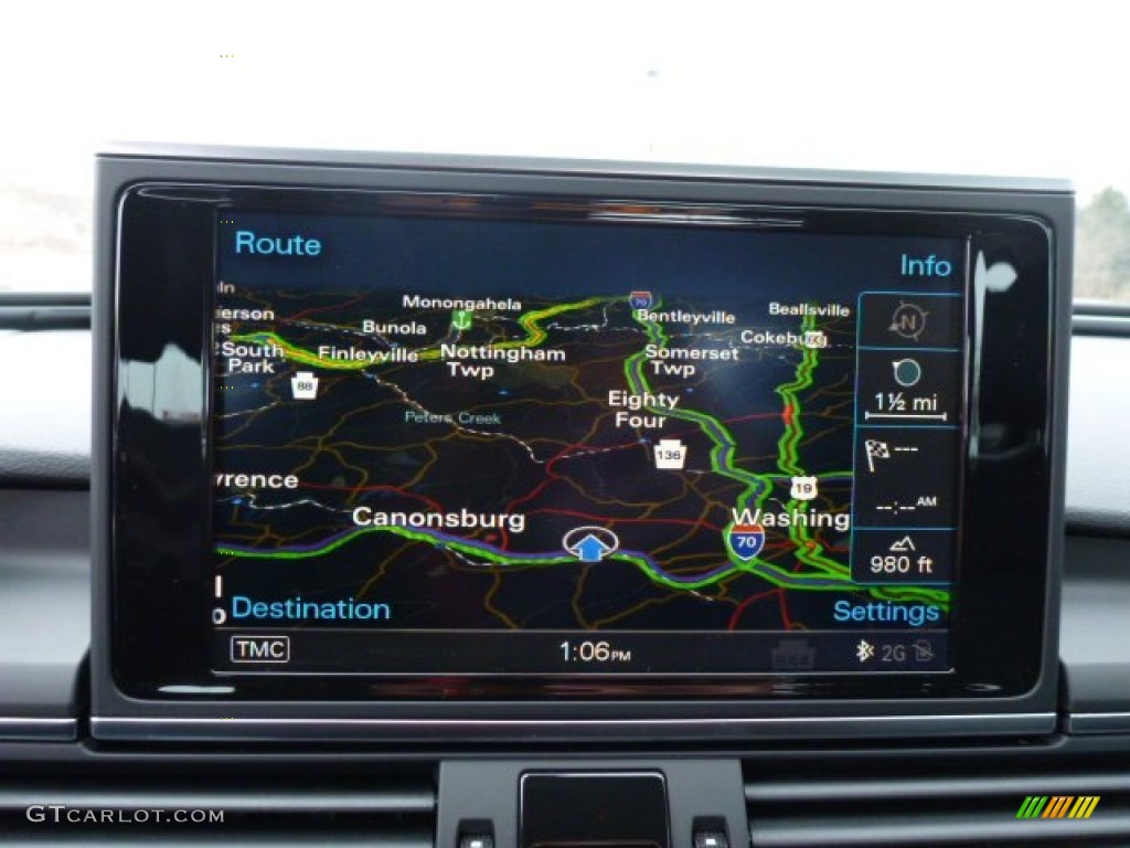 2013 Audi A6 3.0T quattro Sedan Navigation Photo #77518640