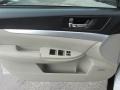 Warm Ivory 2012 Subaru Outback 3.6R Premium Door Panel