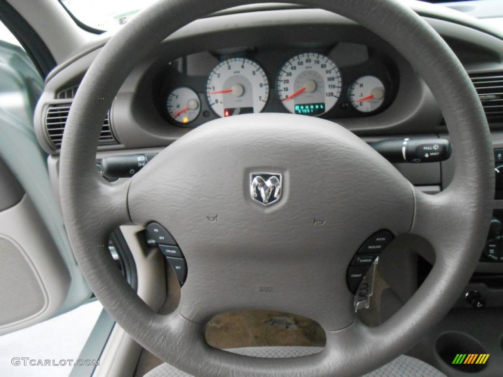 2005 Dodge Stratus SXT Sedan Dark Slate Gray Steering Wheel Photo #77519741