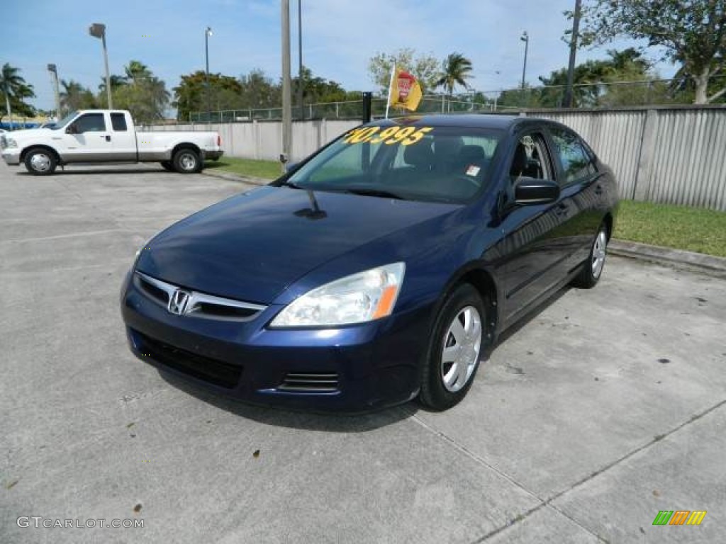 2006 Accord Value Package Sedan - Royal Blue Pearl / Gray photo #7