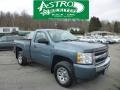 Blue Granite Metallic 2009 Chevrolet Silverado 1500 LS Regular Cab 4x4