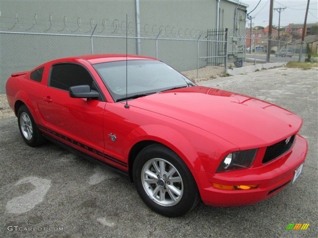 Torch Red 2009 Ford Mustang V6 Coupe Exterior Photo #77520722