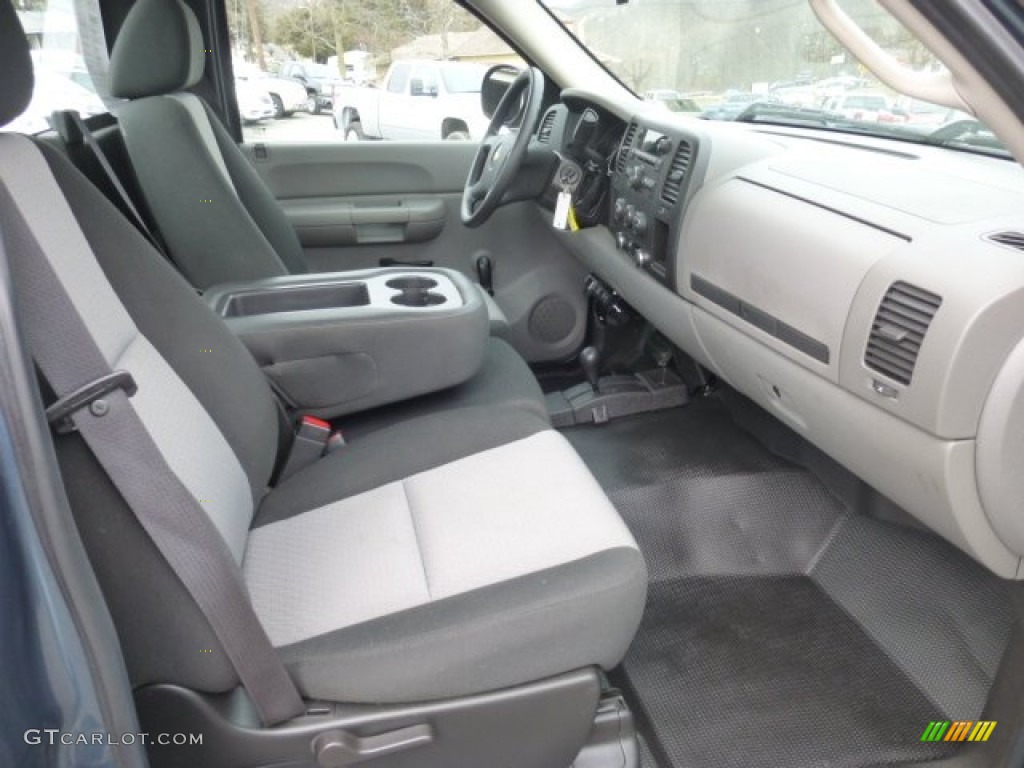 2009 Silverado 1500 LS Regular Cab 4x4 - Blue Granite Metallic / Dark Titanium photo #10