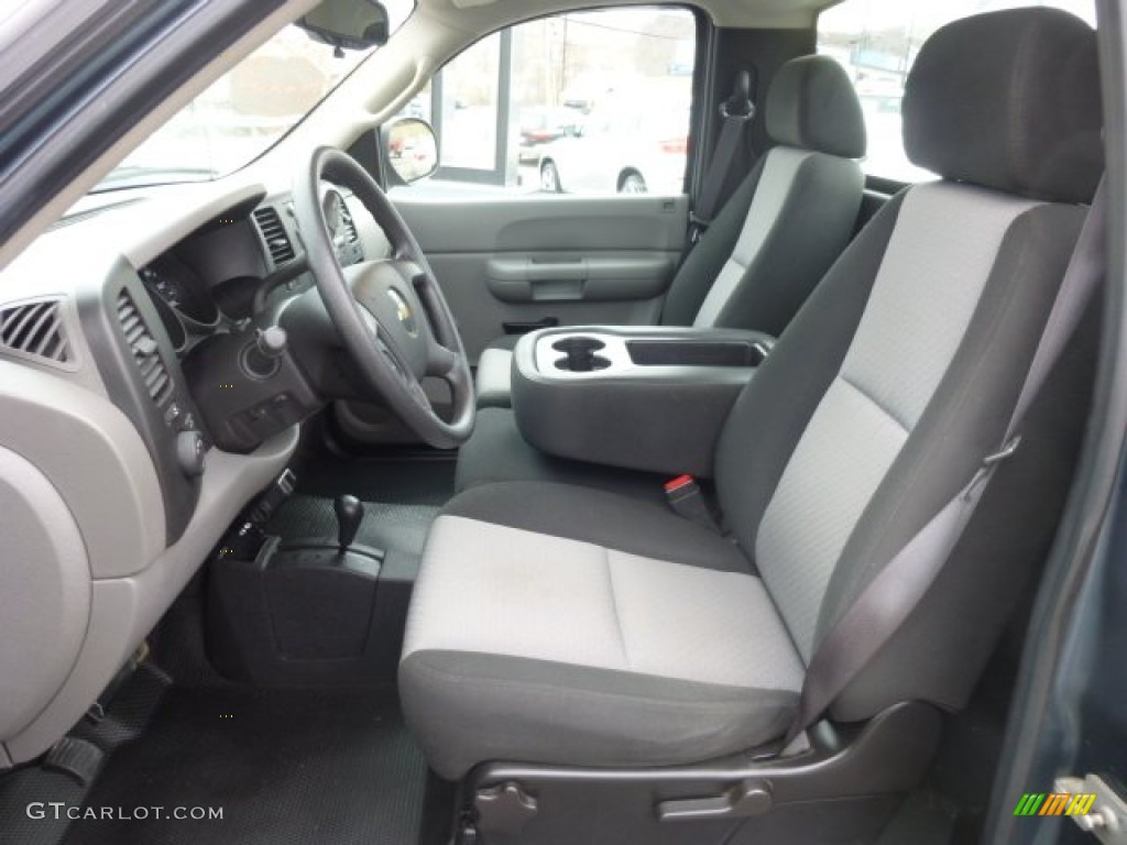 2009 Silverado 1500 LS Regular Cab 4x4 - Blue Granite Metallic / Dark Titanium photo #14