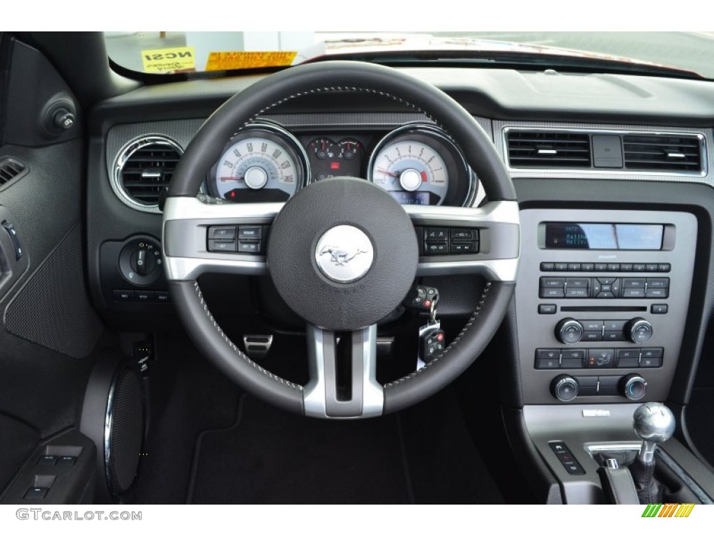 2010 Mustang GT Premium Convertible - Red Candy Metallic / Charcoal Black/Cashmere photo #19