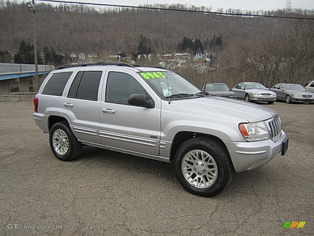 2004 Grand Cherokee Limited 4x4 - Bright Silver Metallic / Dark Slate Gray photo #1
