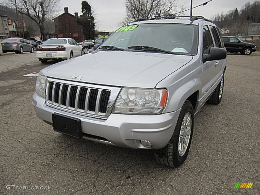 2004 Grand Cherokee Limited 4x4 - Bright Silver Metallic / Dark Slate Gray photo #4