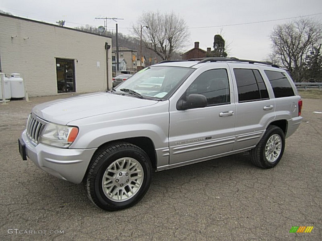 2004 Grand Cherokee Limited 4x4 - Bright Silver Metallic / Dark Slate Gray photo #5
