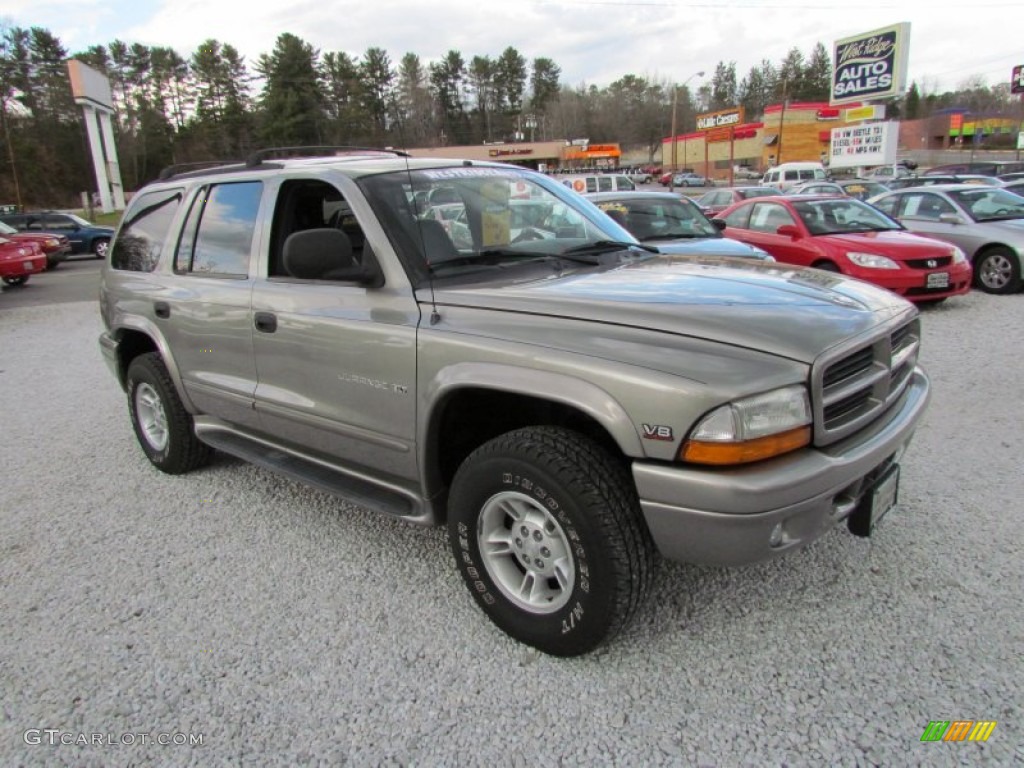 2000 Durango SLT 4x4 - Bright Platinum Metallic / Agate Black photo #1