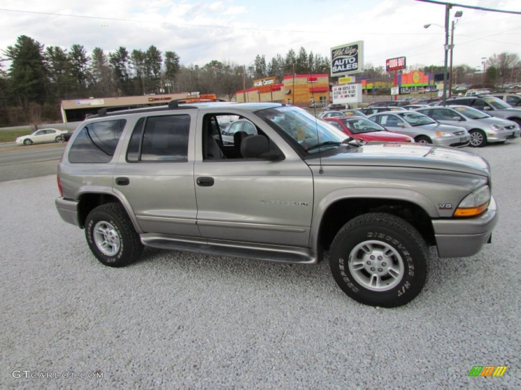 2000 Durango SLT 4x4 - Bright Platinum Metallic / Agate Black photo #2