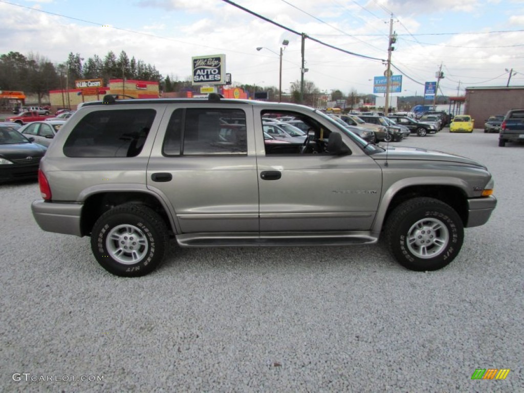 2000 Durango SLT 4x4 - Bright Platinum Metallic / Agate Black photo #3