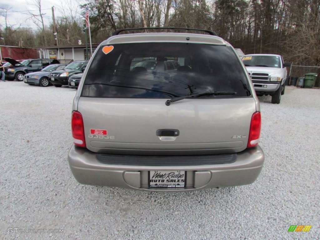 2000 Durango SLT 4x4 - Bright Platinum Metallic / Agate Black photo #6