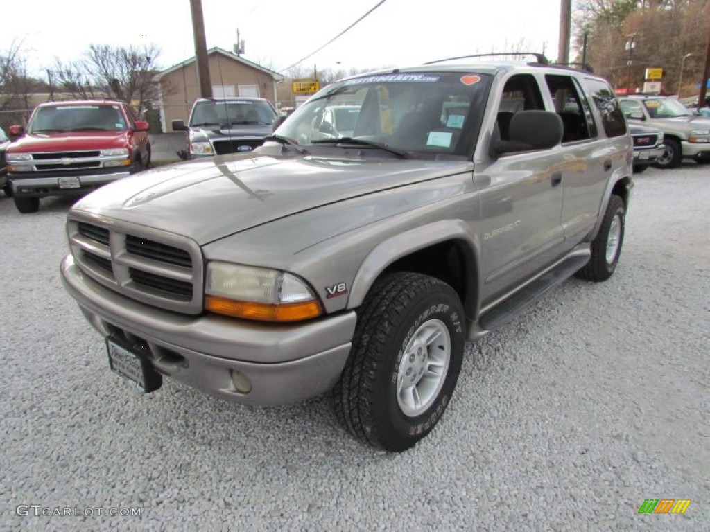 2000 Durango SLT 4x4 - Bright Platinum Metallic / Agate Black photo #11
