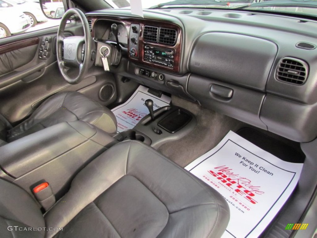 2000 Durango SLT 4x4 - Bright Platinum Metallic / Agate Black photo #14