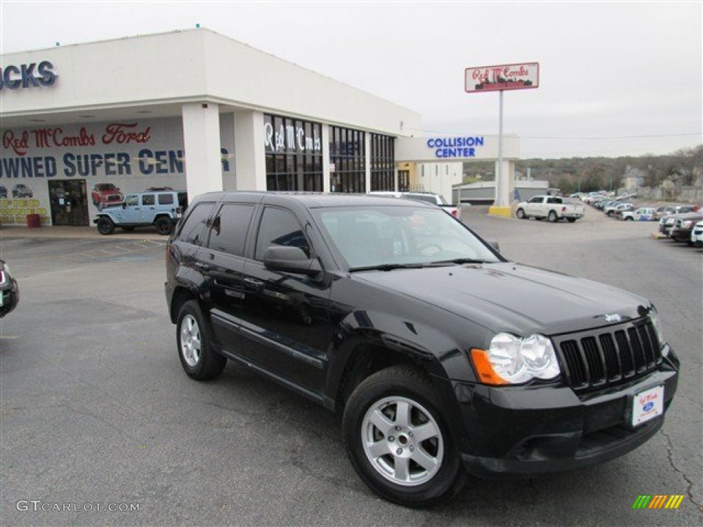 2008 Grand Cherokee Laredo - Black / Dark Slate Gray photo #1