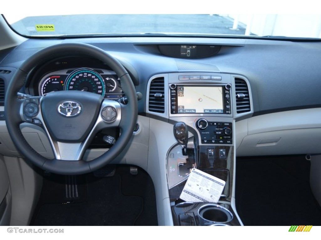 2013 Toyota Venza Limited AWD Ivory Dashboard Photo #77523056