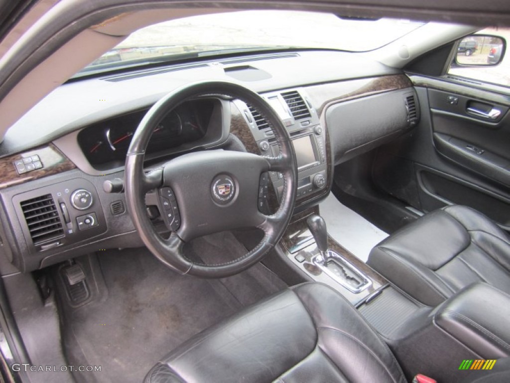 Ebony Interior 2009 Cadillac DTS Standard DTS Model Photo #77523734