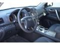 2013 Toyota Highlander Black Interior Prime Interior Photo