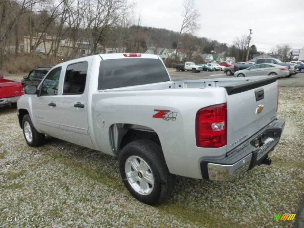 2013 Silverado 1500 LT Crew Cab 4x4 - Silver Ice Metallic / Ebony photo #5