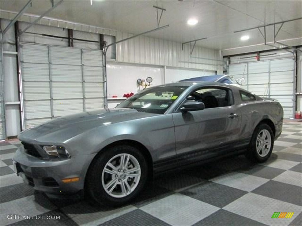 2011 Mustang V6 Coupe - Sterling Gray Metallic / Charcoal Black photo #4