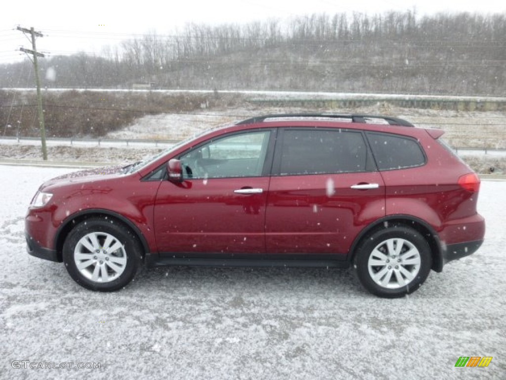 Ruby Red Pearl 2012 Subaru Tribeca 3.6R Limited Exterior Photo #77524660
