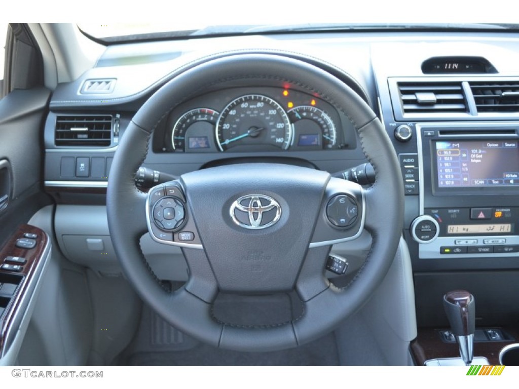 2013 Camry XLE - Magnetic Gray Metallic / Ash photo #22