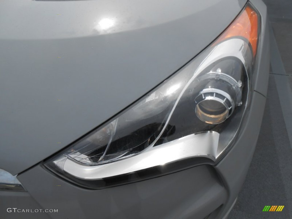 2013 Veloster RE:MIX Edition - Sprint Gray / Black photo #11