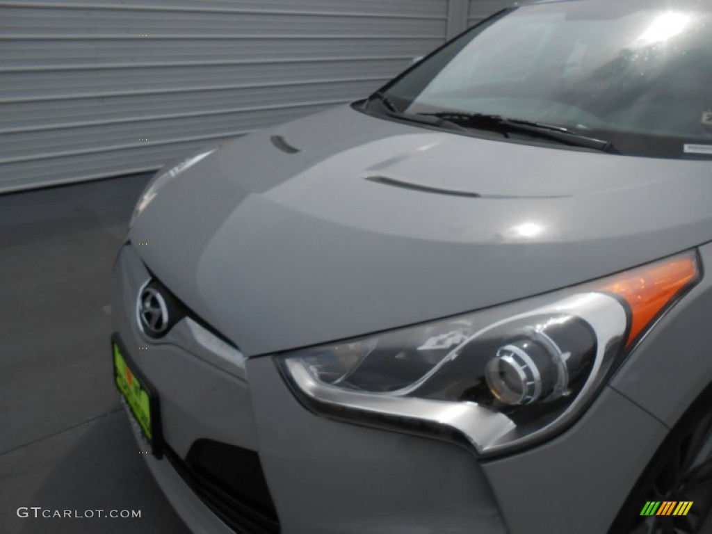 2013 Veloster RE:MIX Edition - Sprint Gray / Black photo #12