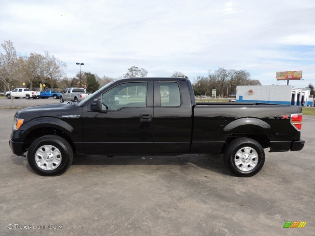 Tuxedo Black Metallic 2012 Ford F150 STX SuperCab Exterior Photo #77525083