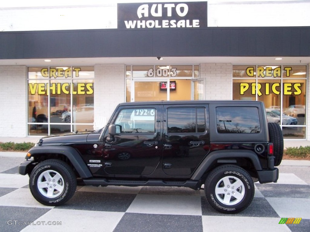 Black Jeep Wrangler Unlimited