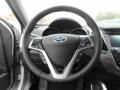 Black 2013 Hyundai Veloster RE:MIX Edition Steering Wheel