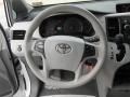 Light Gray Steering Wheel Photo for 2013 Toyota Sienna #77526165