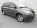 Predawn Gray Mica 2013 Toyota Sienna LE Exterior