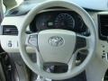 Light Gray Steering Wheel Photo for 2011 Toyota Sienna #77526677