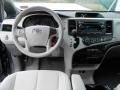 Light Gray 2013 Toyota Sienna LE Dashboard