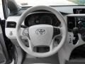 Light Gray Steering Wheel Photo for 2013 Toyota Sienna #77527091