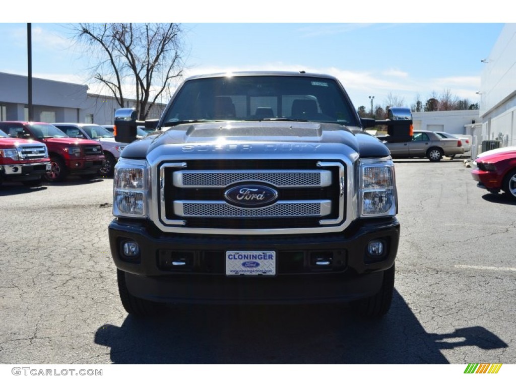 2013 F250 Super Duty Platinum Crew Cab 4x4 - Kodiak Brown Metallic / Platinum Pecan Leather photo #7