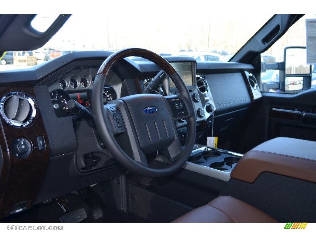 2013 F250 Super Duty Platinum Crew Cab 4x4 - Kodiak Brown Metallic / Platinum Pecan Leather photo #11