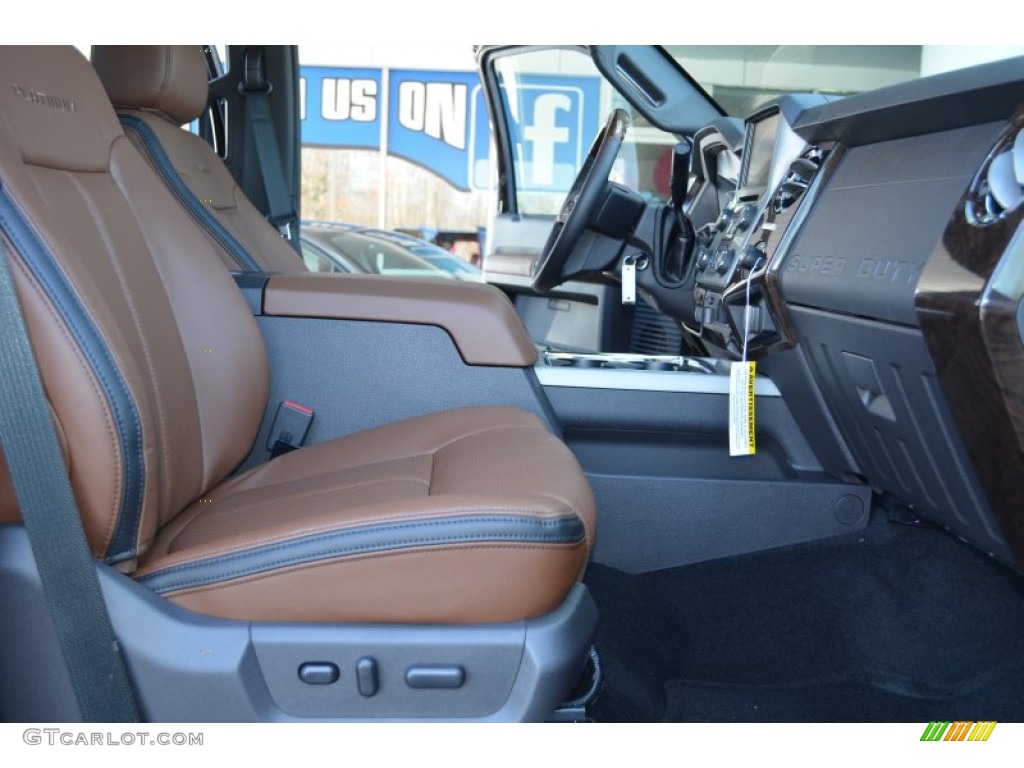 2013 F250 Super Duty Platinum Crew Cab 4x4 - Kodiak Brown Metallic / Platinum Pecan Leather photo #16