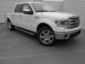 2013 White Platinum Metallic Tri-Coat Ford F150 King Ranch SuperCrew  photo #1