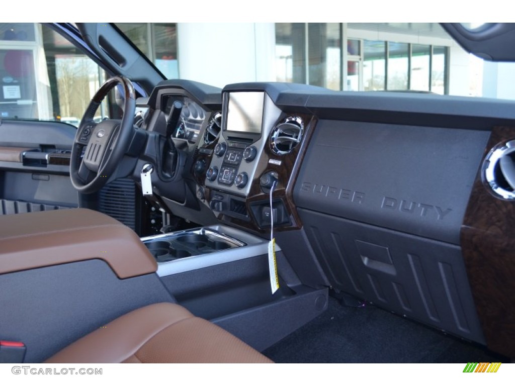 2013 F250 Super Duty Platinum Crew Cab 4x4 - Kodiak Brown Metallic / Platinum Pecan Leather photo #17