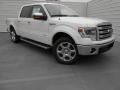 2013 White Platinum Metallic Tri-Coat Ford F150 King Ranch SuperCrew  photo #2