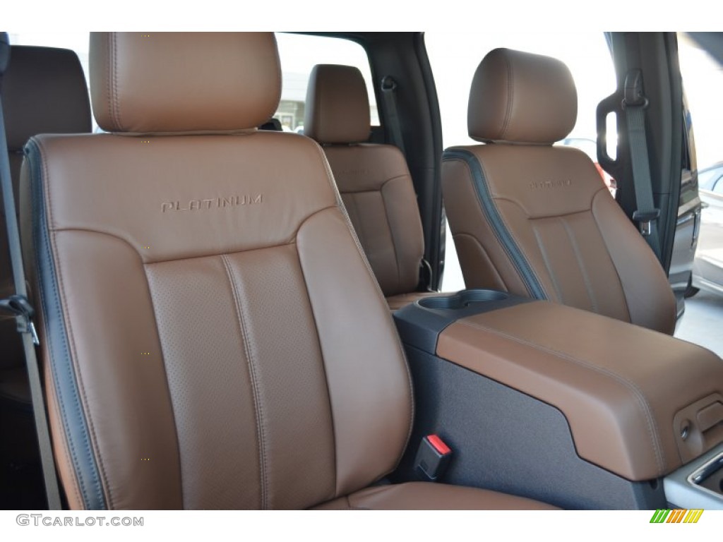 Platinum Pecan Leather Interior 2013 Ford F250 Super Duty Platinum Crew Cab 4x4 Photo #77528162