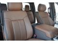 Platinum Pecan Leather 2013 Ford F250 Super Duty Platinum Crew Cab 4x4 Interior Color