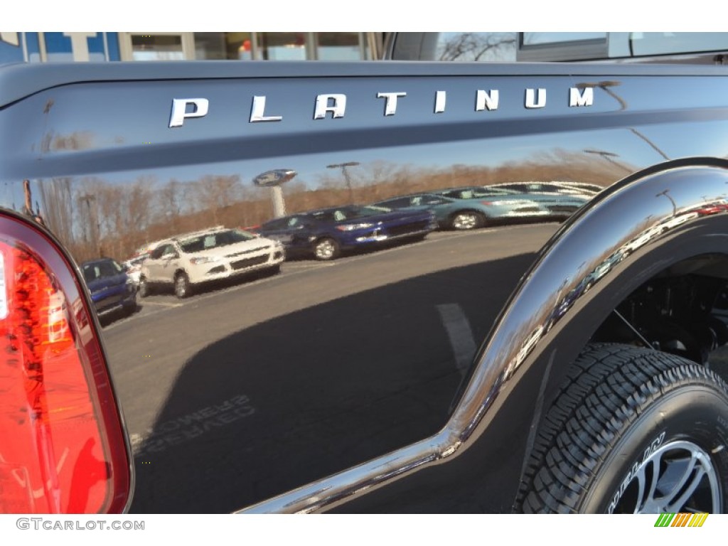 2013 Ford F250 Super Duty Platinum Crew Cab 4x4 Marks and Logos Photo #77528270