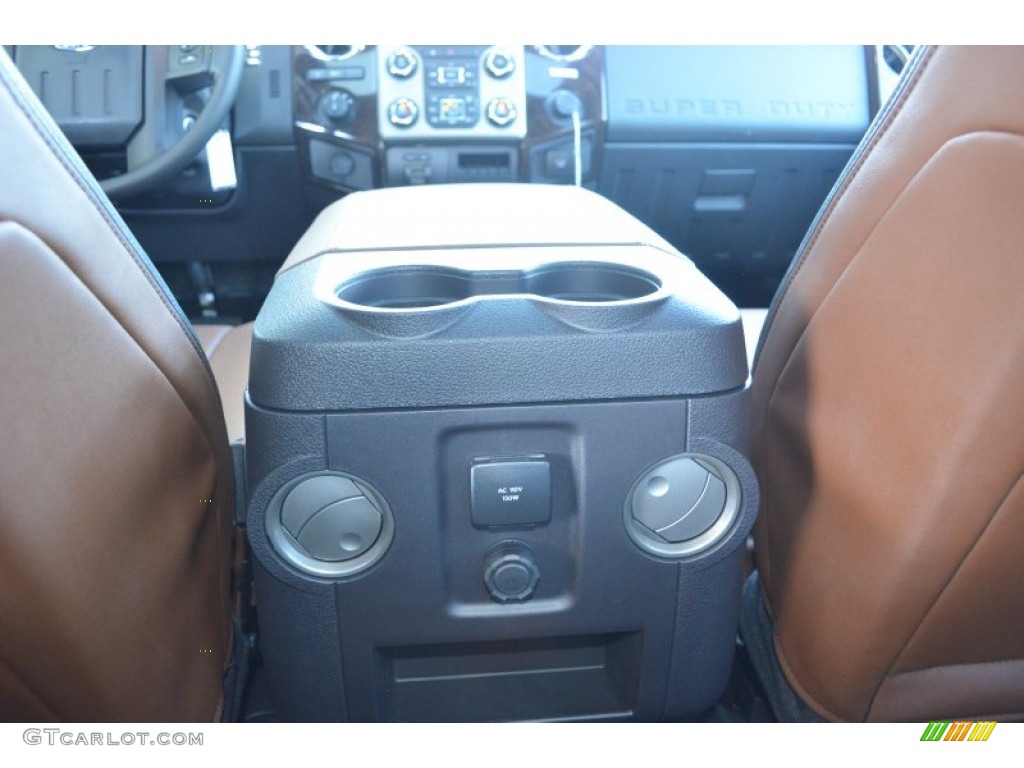 2013 F250 Super Duty Platinum Crew Cab 4x4 - Kodiak Brown Metallic / Platinum Pecan Leather photo #28